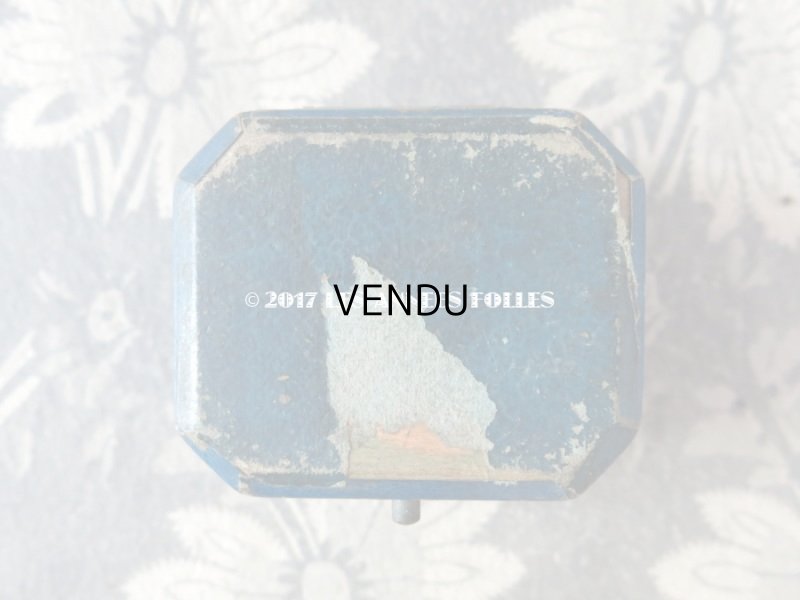 画像3: アンティーク ジュエリーボックス ブルー