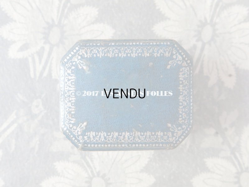 画像4: アンティーク ジュエリーボックス ブルー