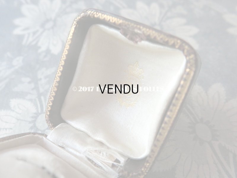 画像6: アンティーク ジュエリーボックス ボルドーブラウン