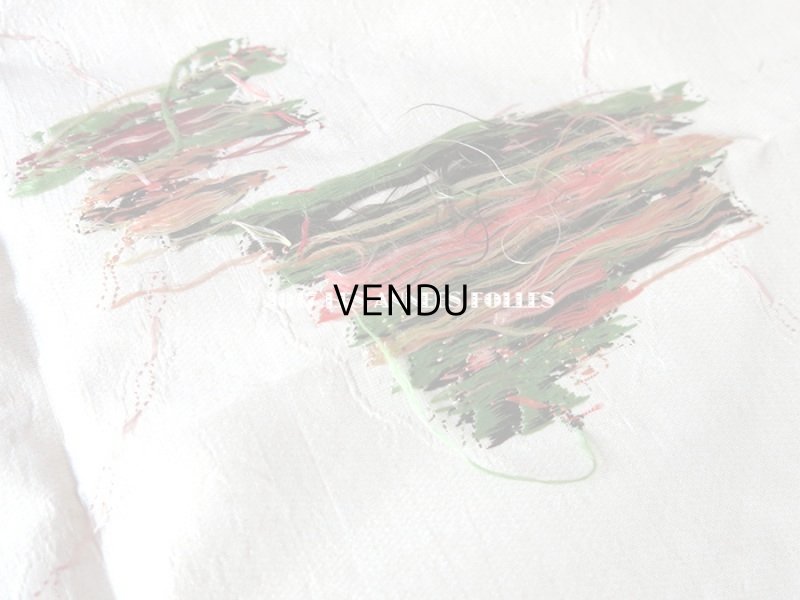 画像13: 18世紀 アンティーク シルク製 ファブリック 花とリボンのガーランド