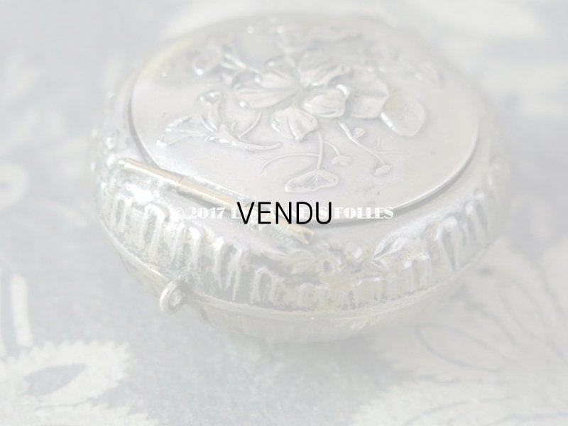 画像4: アンティーク パウダーケース 菫 