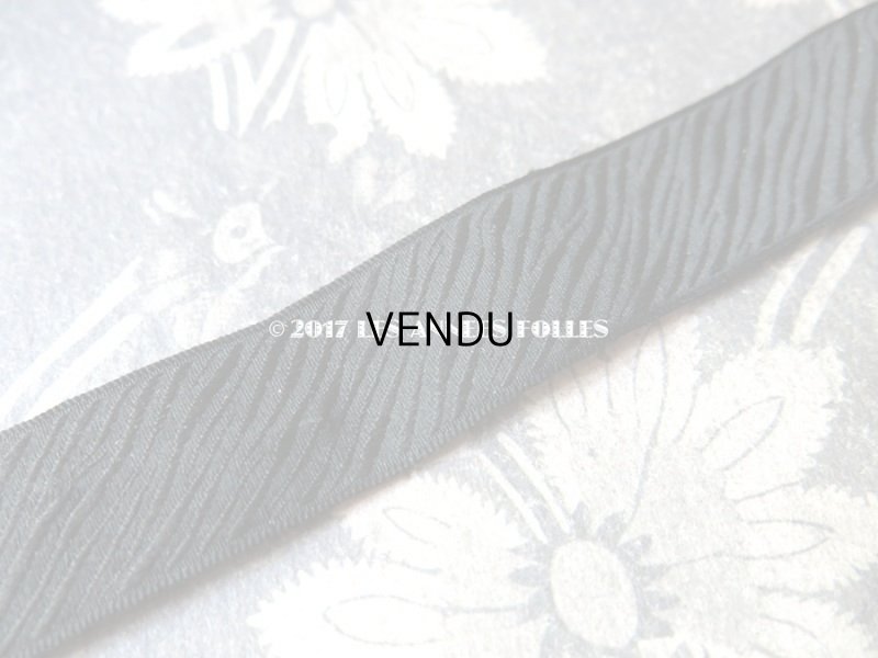 画像4: 19世紀末 アンティーク シルク製 クレープリボン 1.5m CREPE DEUIL BORDS PERLES PATRON EXTRA