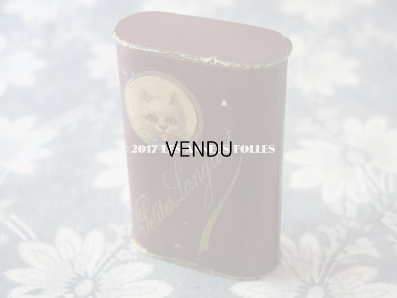 画像3: 1900年代 アンティーク ラングドシャのお菓子箱 PETITES LANGUES