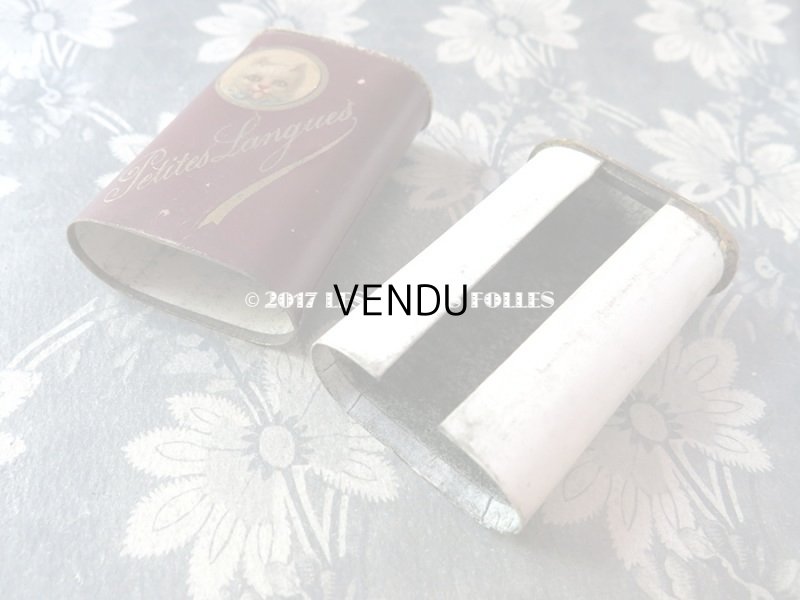 画像7: 1900年代 アンティーク ラングドシャのお菓子箱 PETITES LANGUES