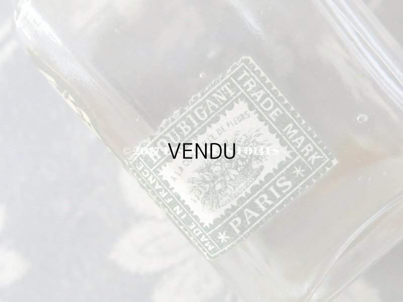 画像7: 1882年 アンティーク パフュームボトル 薔薇のガーランド FOUGERE ROYALE - HOUBIGANT PARIS -