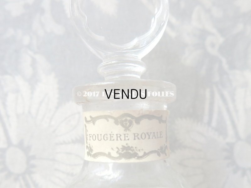 画像8: 1882年 アンティーク パフュームボトル 薔薇のガーランド FOUGERE ROYALE - HOUBIGANT PARIS -