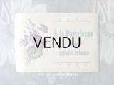 1900年代 アンティーク 菫 パウダーサシェの紙袋 A LA PARISIENNE CLERMONT-FERRAND