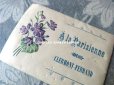 画像3: 1900年代 アンティーク 菫 パウダーサシェの紙袋 A LA PARISIENNE CLERMONT-FERRAND (3)