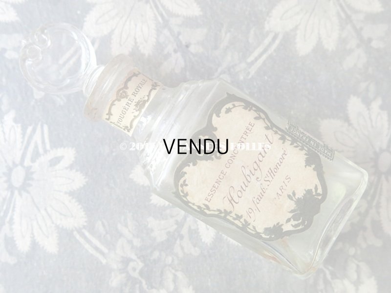 画像5: 1882年 アンティーク パフュームボトル 薔薇のガーランド FOUGERE ROYALE - HOUBIGANT PARIS -