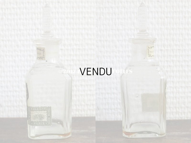 画像3: 1882年 アンティーク パフュームボトル 薔薇のガーランド FOUGERE ROYALE - HOUBIGANT PARIS -