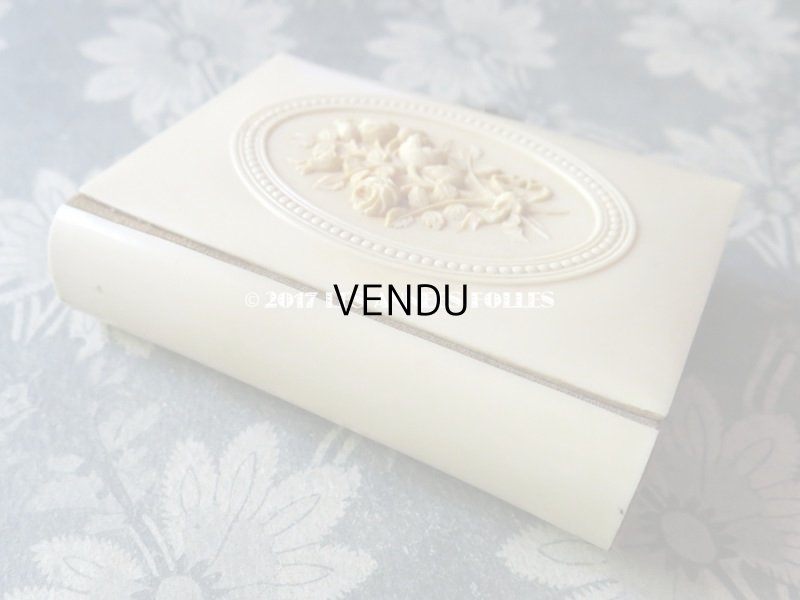 画像3: 1893年 アンティーク 薔薇のブーケ  ミサ典書 セルロイド製