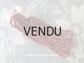 1900年代 アンティーク メタル製 ファセットカット入り ビーズ  グレナディンレッド