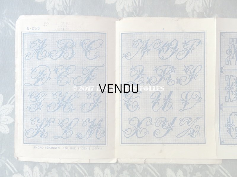 画像3: 19世紀末 アンティーク アルファベットの図案帳 ALPHABETS VARIES DE A.ROUYER - ANDRE-BERANGER - 