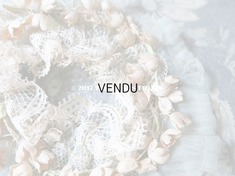 画像4: アンティーク ドール用 帽子飾り 鈴蘭のコサージュ