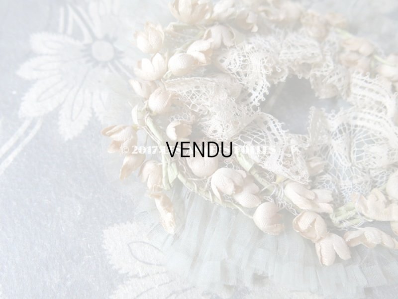 画像6: アンティーク ドール用 帽子飾り 鈴蘭のコサージュ