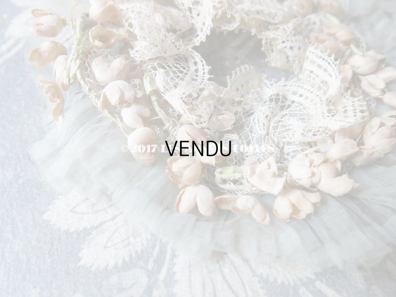 画像5: アンティーク ドール用 帽子飾り 鈴蘭のコサージュ