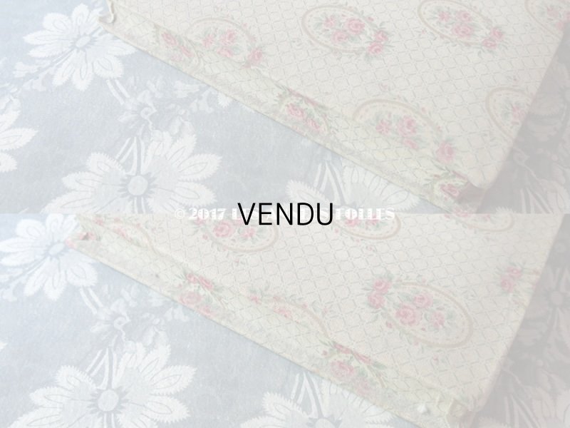 画像8: 1900年代 アンティーク 薔薇のメダイヨン　カルトナージュ ボックス 