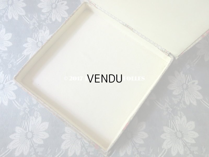 画像5: 1900年代 アンティーク 薔薇のメダイヨン　カルトナージュ ボックス 