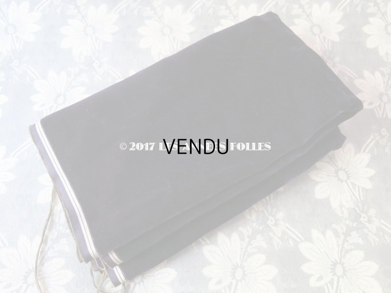 画像7: 19世紀末 アンティーク ファブリック シルク製ベルベット 深紫　110×４7cm