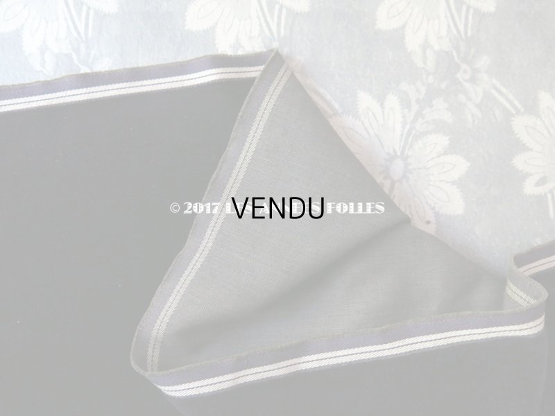 画像3: 19世紀末 アンティーク ファブリック シルク製ベルベット 深紫　110×４7cm