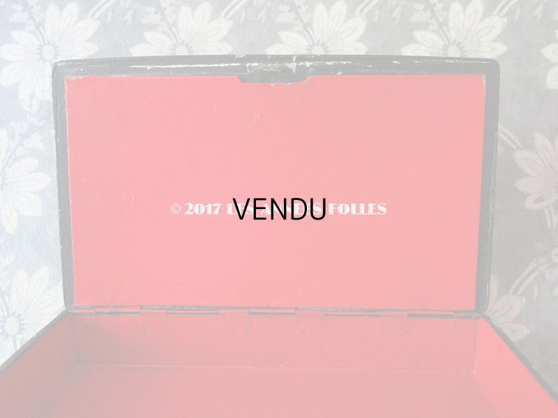 画像6: 19世紀 アンティーク ナポレオン3世 パピエマシェのボックス AU LION