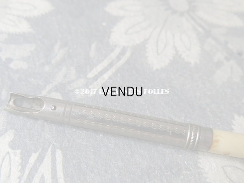 画像5: 1900年代 アンティーク ペン軸 ロカイユ装飾