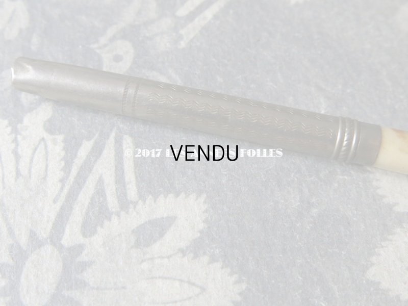 画像6: 1900年代 アンティーク ペン軸 ロカイユ装飾