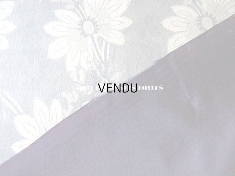 画像6: 1900年代 アンティーク シルク製 幅広 リボン 深紫 4m PON 553 N 100 PRUNE 489