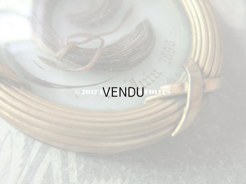 画像5: 1890年 アンティーク ルリケール 聖遺物のガラスドーム メタル製フレーム＆ガラスドーム 脚付き