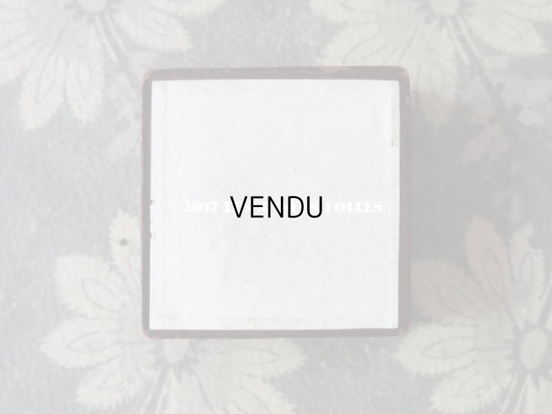 画像5: アンティーク ジュエリーボックス ボルドー色