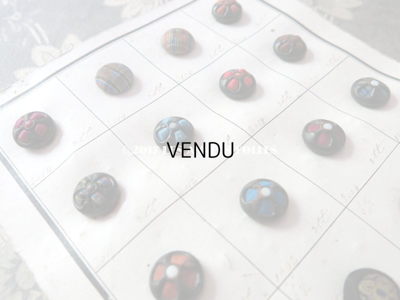 画像6: 19世紀 アンティーボタン見本 サンプラー