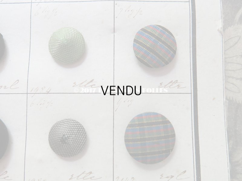 画像13: 19世紀 アンティーボタン見本 サンプラー