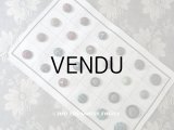 19世紀 アンティーボタン見本 サンプラー 