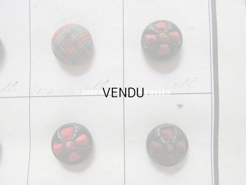 画像9: 19世紀 アンティーボタン見本 サンプラー