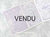 アンティーク クロスステッチの図案帳 CHOIX DE DESSINS COTONS L.V. OUVRAGES DE DAMES SERIE F N 202