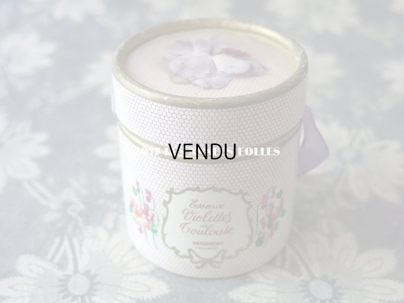 画像4: アンティーク 菫の小さなパフュームボックス&ボトル ESSENCE VIOLETTE DE TOULOUSE - BERDOUES FRANCE -