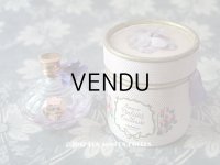 アンティーク 菫の小さなパフュームボックス＆ボトル ESSENCE VIOLETTE DE TOULOUSE - BERDOUES FRANCE -