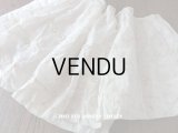 1900年代 アンティーク  ドレスの裾 ピンク色の小さな薔薇模様 