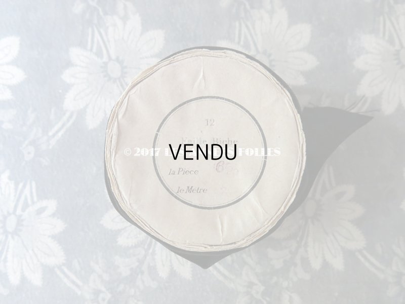 画像3: 1900年代 アンティーク シルク製　グログランリボン 黒 2.7m COMPTOIR DES RUBANS 12 FAILLE RICHE - AU BON MARCHE -