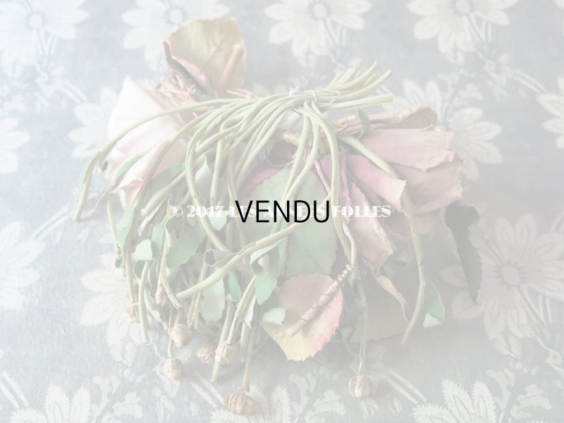 画像5: 1900年代 アンティーク  薔薇のコサージュ