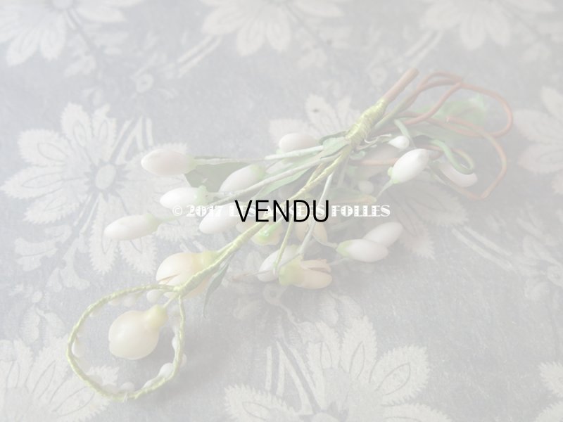 画像13: 1900年代 箱付き アンティーク ワックスフラワーのヘッドリース & ブローチ ウェディング 結婚式 ティアラ オレンジブロッサム