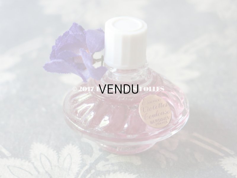 画像2: アンティーク 菫の小さなパフュームボックス＆ボトル ESSENCE VIOLETTE DE TOULOUSE - BERDOUES FRANCE -