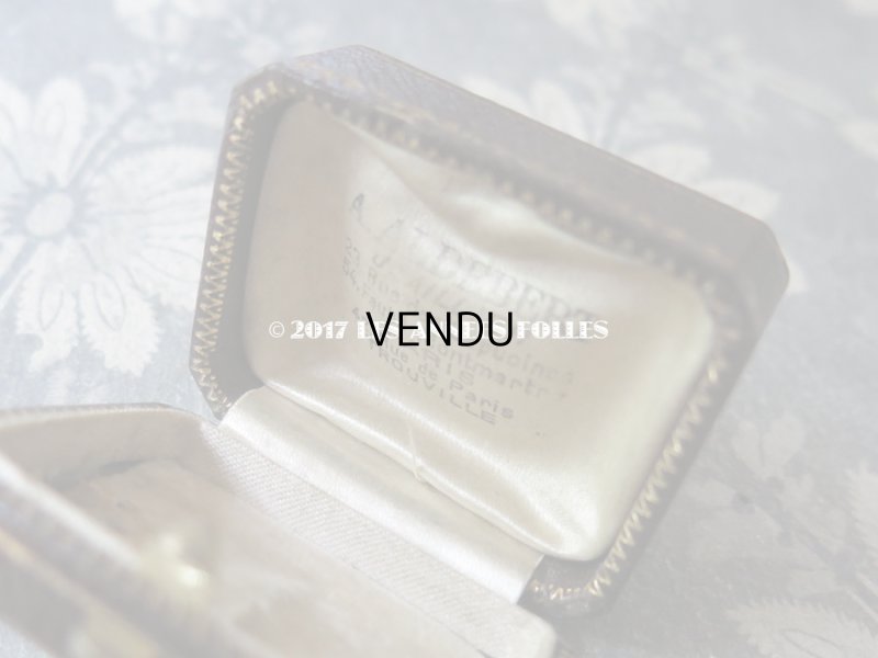 画像6: アンティーク 金彩入り ジュエリーボックス チョコレートブラウン