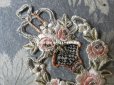 画像3: 19世紀 アンティーク ナポレオン3世時代  シルク製　花かごのモチーフ (3)