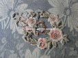 画像2: 19世紀 アンティーク ナポレオン3世時代  シルク製　花かごのモチーフ (2)