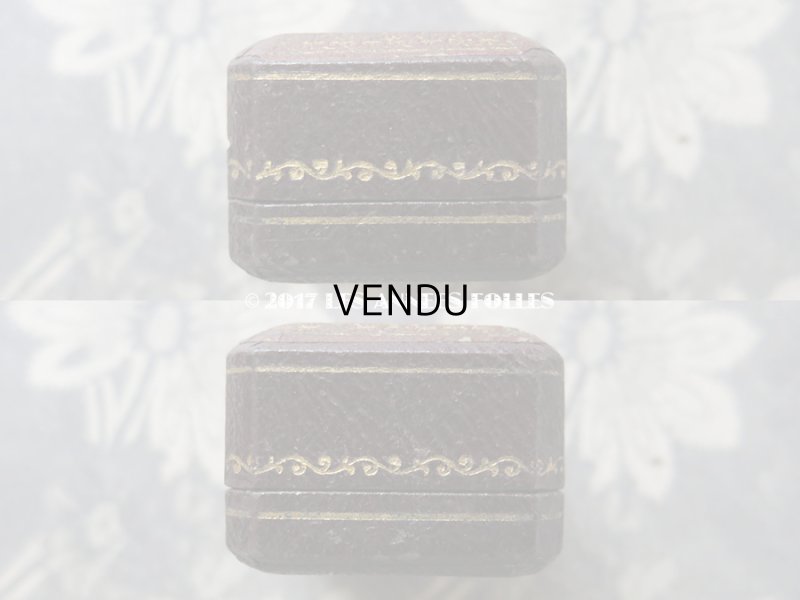 画像9: アンティーク 金彩入り ジュエリーボックス チョコレートブラウン