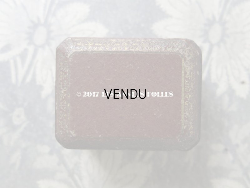 画像3: アンティーク 金彩入り ジュエリーボックス チョコレートブラウン