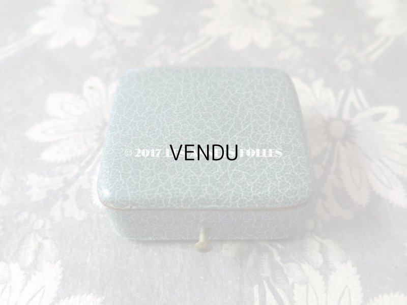 画像4: アンティーク ジュエリーボックス ブルーグレー