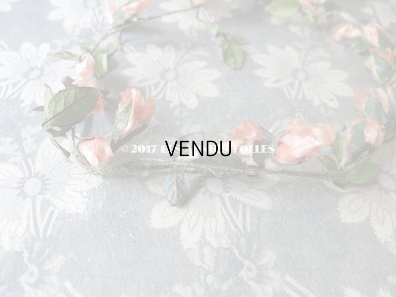 画像6: 1900年代 アンティーク  薔薇のヘッドリース 