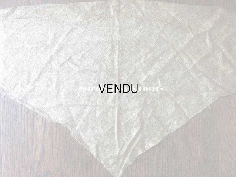 画像5: 1920年代 アンティーク メタル素材のファブリック シャンパンゴールド アールデコ  